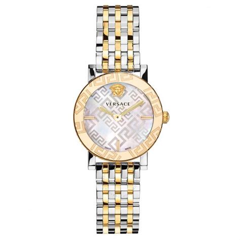 versace greca glass mother of pearl watch|Versace Greca Glass Quartz White Mother of Pearl Dial Ladies .